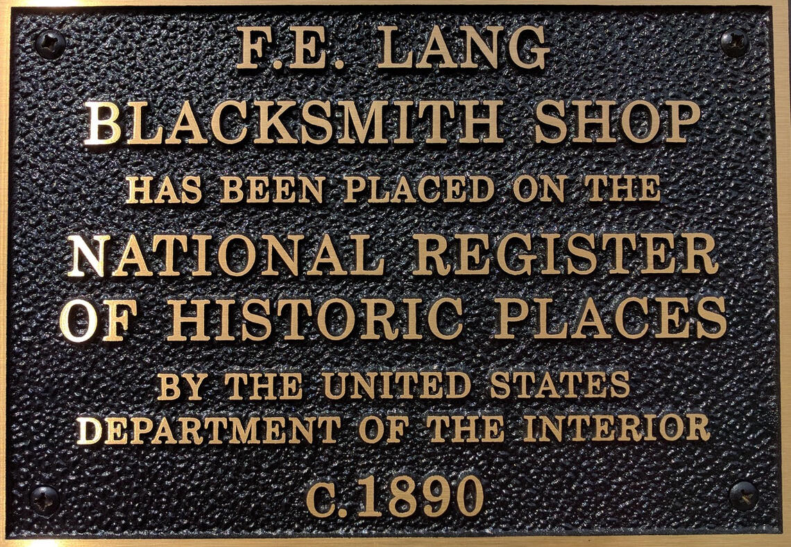 Historic plaque